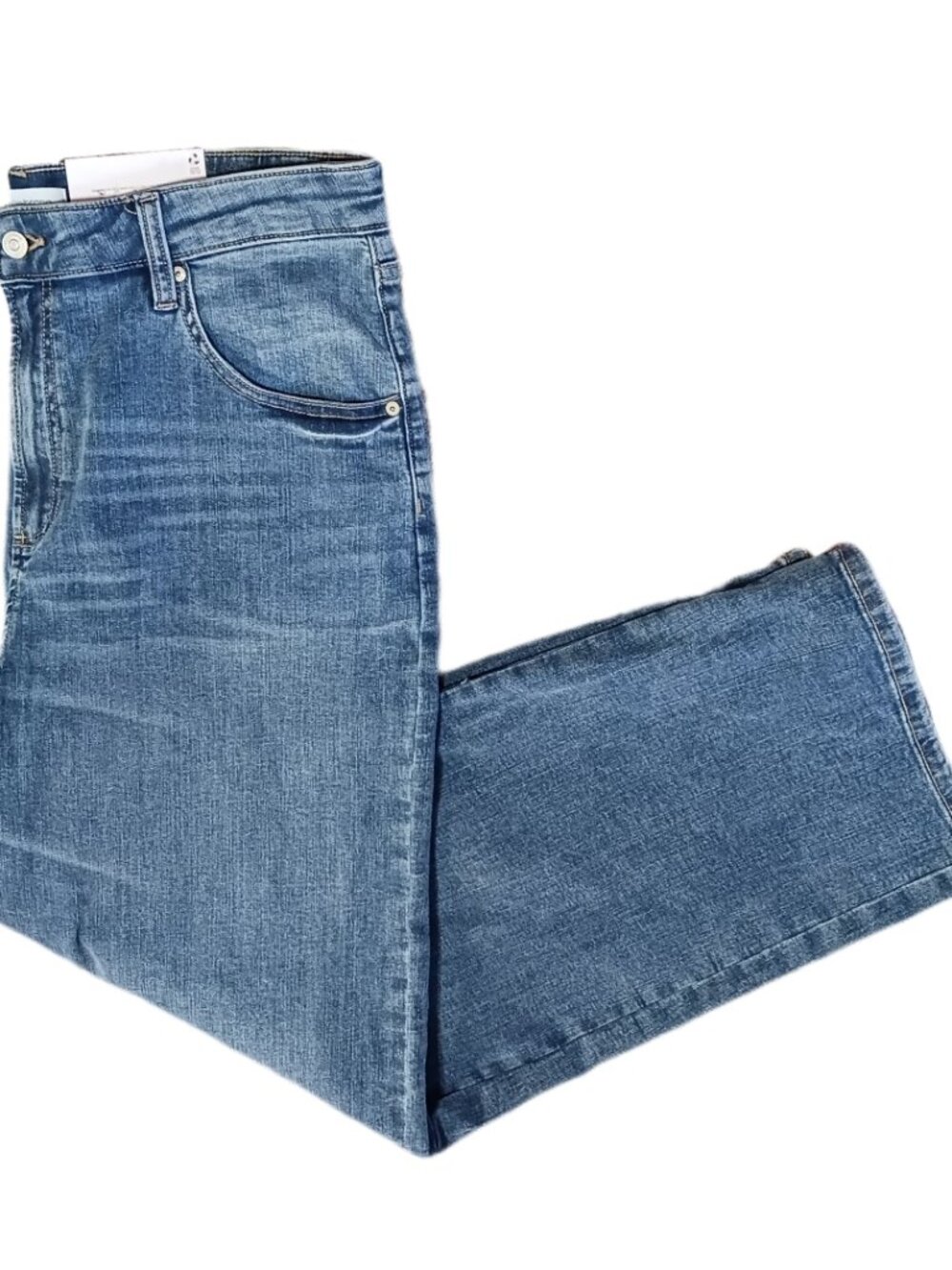 Liz Claiborne Womens Size 16 Jeans Blue Wide Leg High Rise